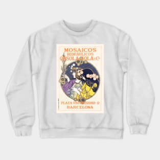 Mosaicos Hidráulicos Òrsola Solá y Cia. 1898 Crewneck Sweatshirt